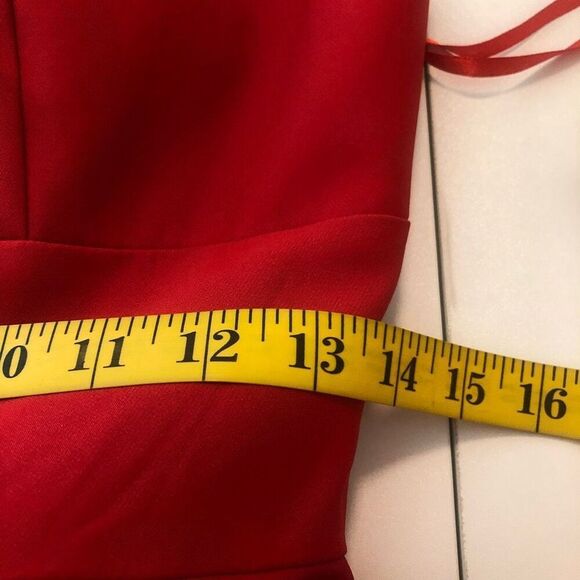 Mac Duggal Red Sleeveless Dress - Picture 13 of 14